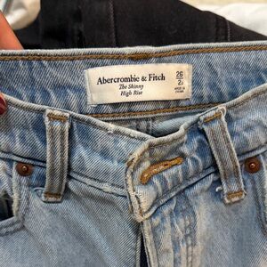 Abercrombie & Fitch Sky Blue Skinny Jeans